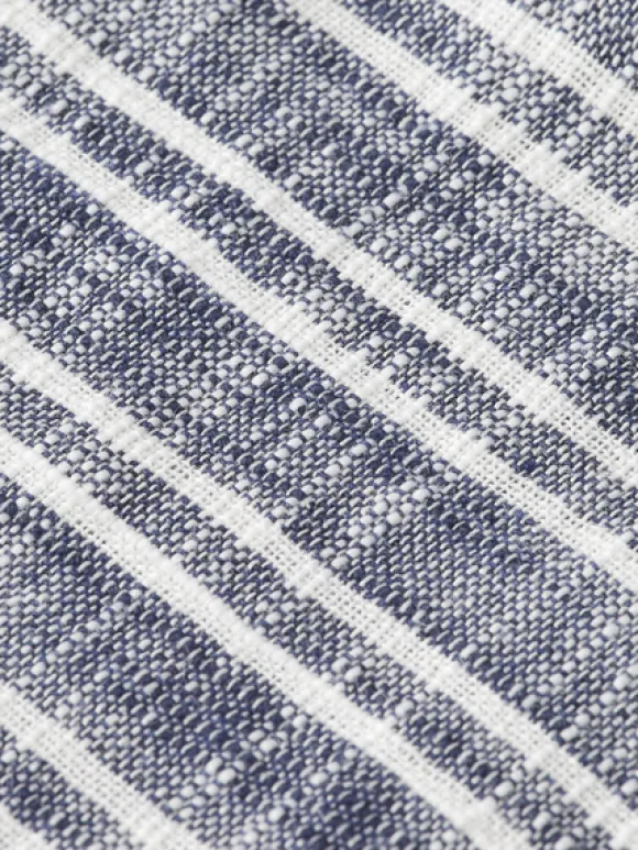 Basket Weave Striped Shirt