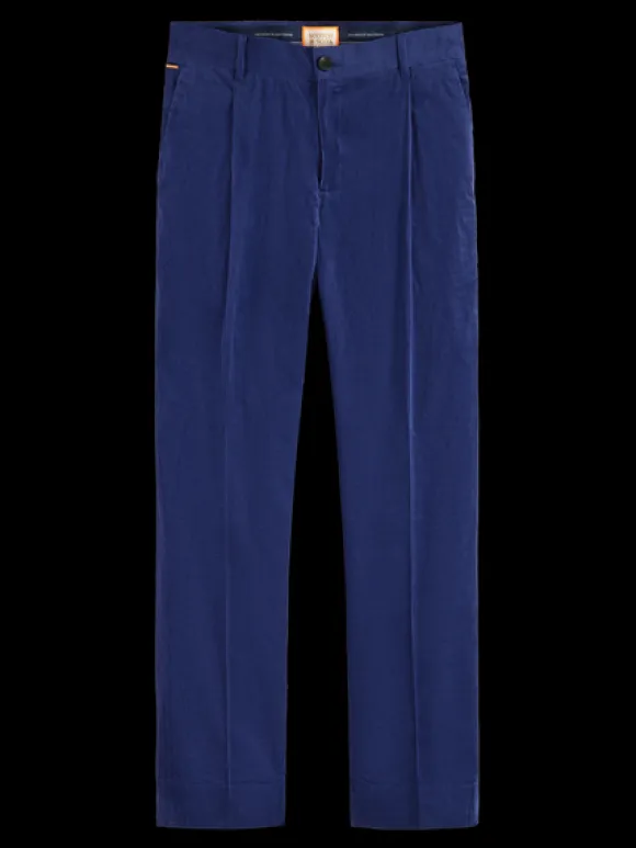 Blake Pleated Corduroy Chino