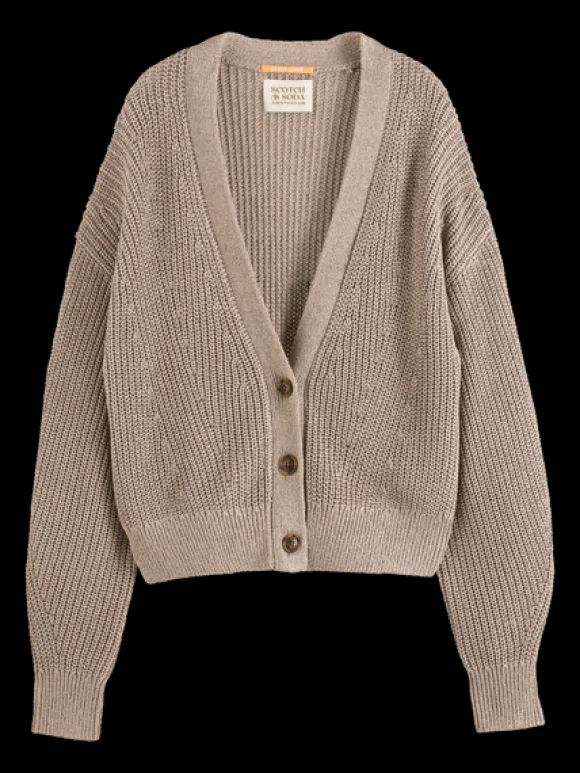 Boxy Fit Knit Cardigan