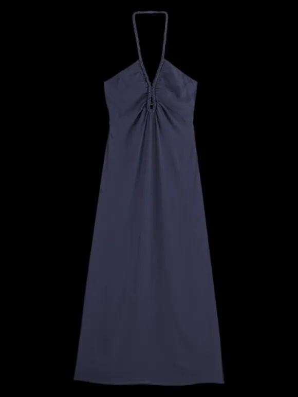 Braided Halter Neck Maxi Dress