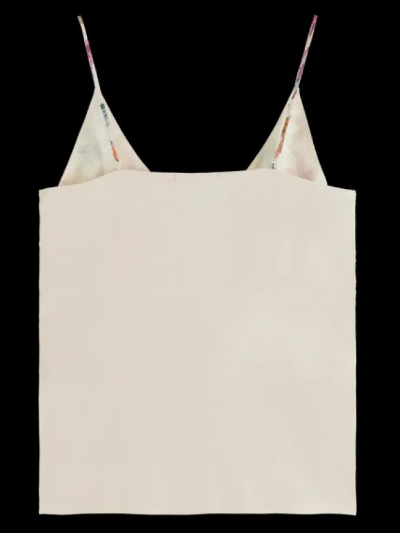 Camisole Woven Front Jersey Back