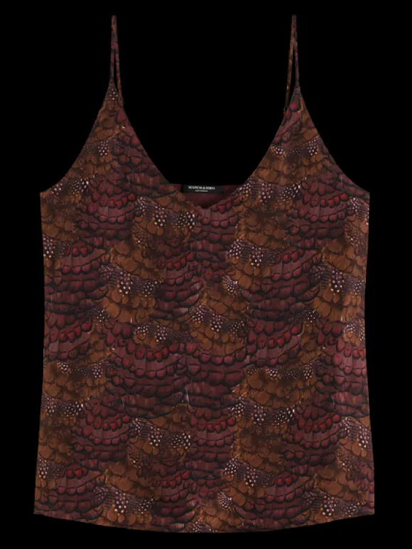 Camisole Woven Front Jersey Back