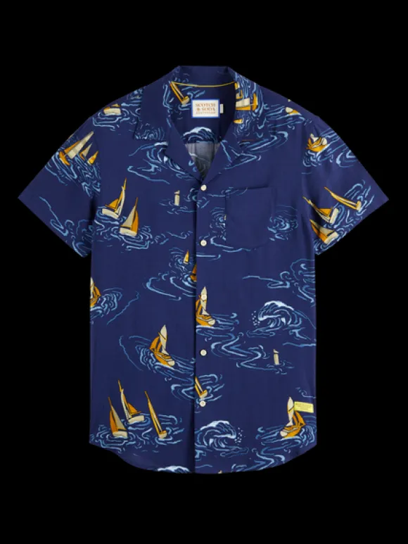 Canal Boats Printed Shirt