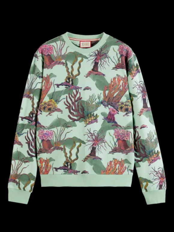 Coral Reef Printed Sweatshirt