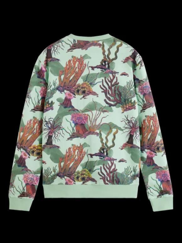 Coral Reef Printed Sweatshirt