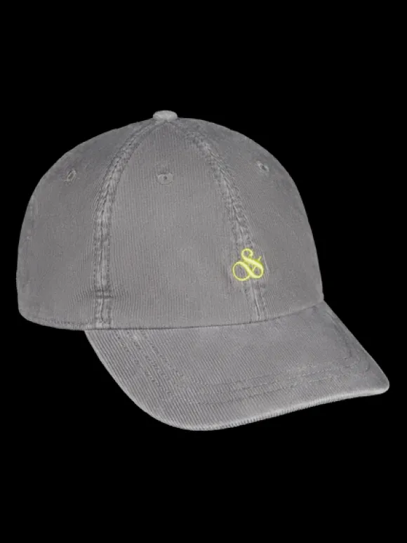 Corduroy Logo Embroidery Cap