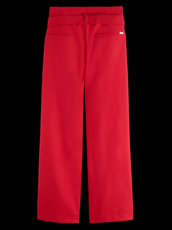 Daisy High Rise Straight Leg Paperbag Trousers