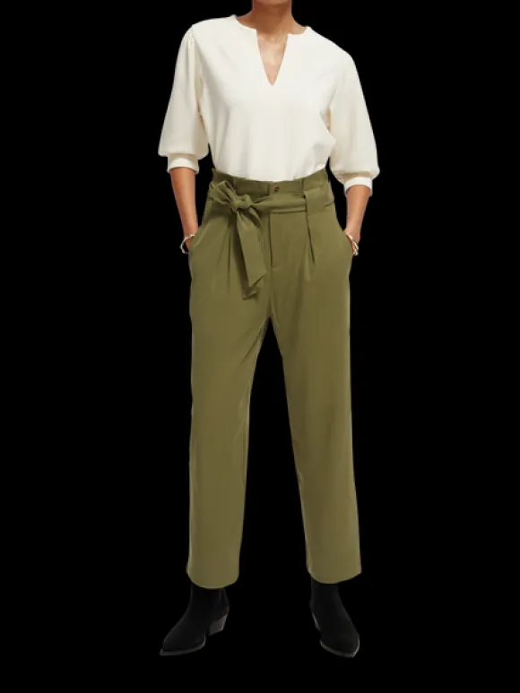 Daisy High-Rise Paper Bag Pant