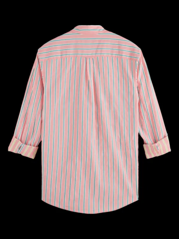 Dobby Striped Button Down Shirt