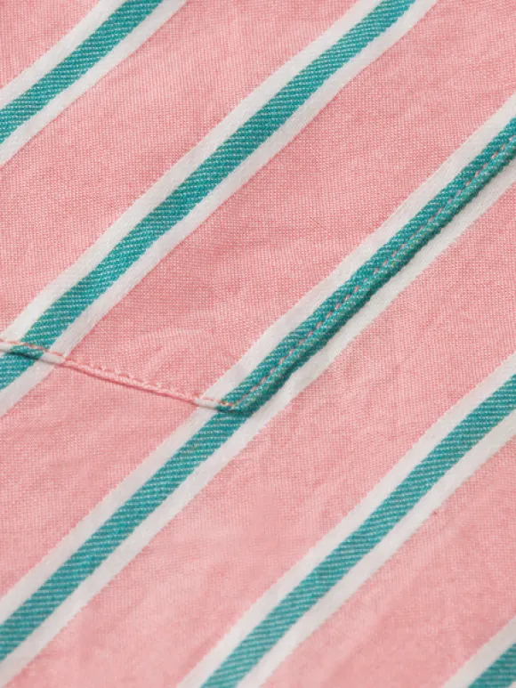 Dobby Striped Button Down Shirt