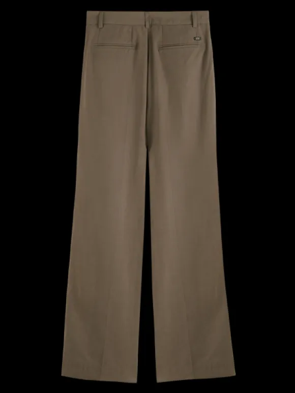 Drapey Mid-Rise Wide Leg Pant