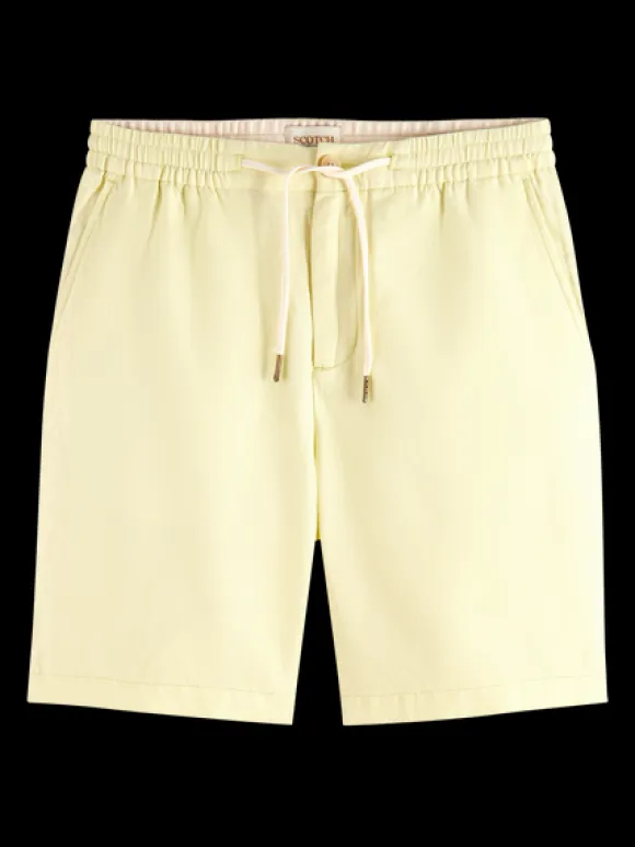 Fave Cotton-Linen Twill Bermuda