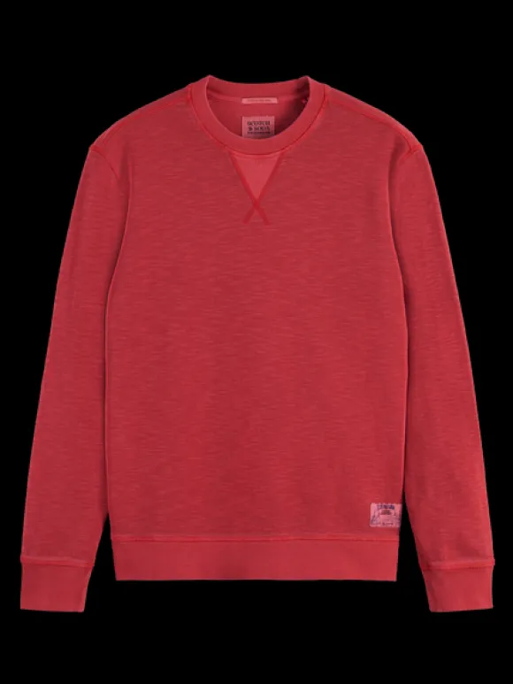 Garment Dye Structured Sweatshirt