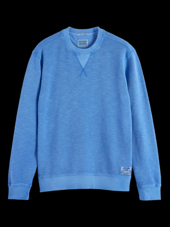 Garment Dye Structured Sweatshirt