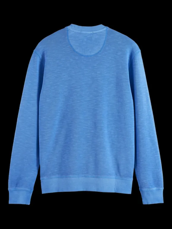 Garment Dye Structured Sweatshirt