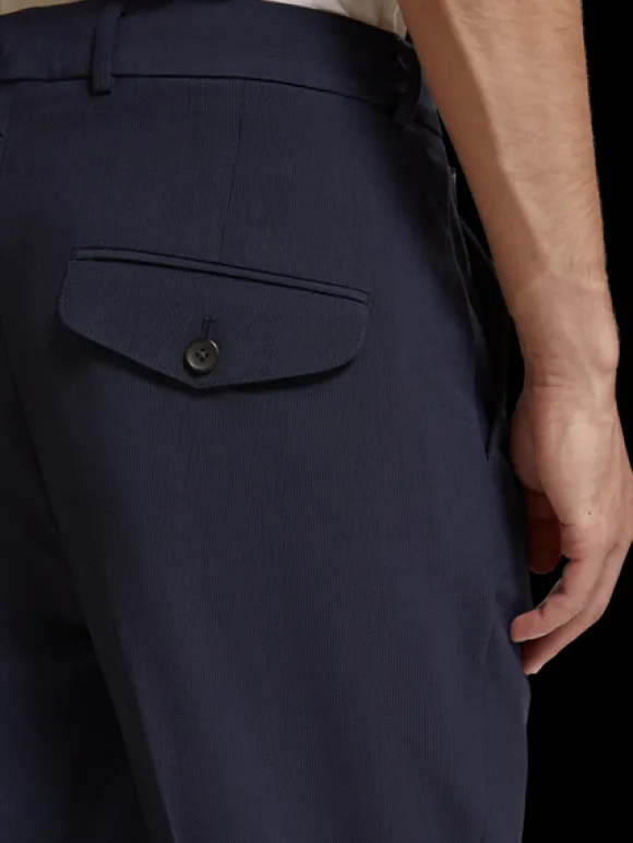 Irving Pinstripe Fine Wool-Blend Seersucker Chino Pant