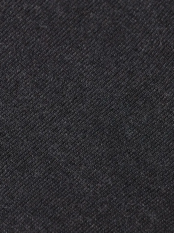 Jacquard Trim Crew Neck Cardigan