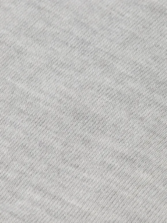 Jacquard Trim Crew Neck Cardigan
