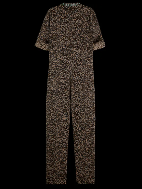 Leopard Print Jumpsuit
