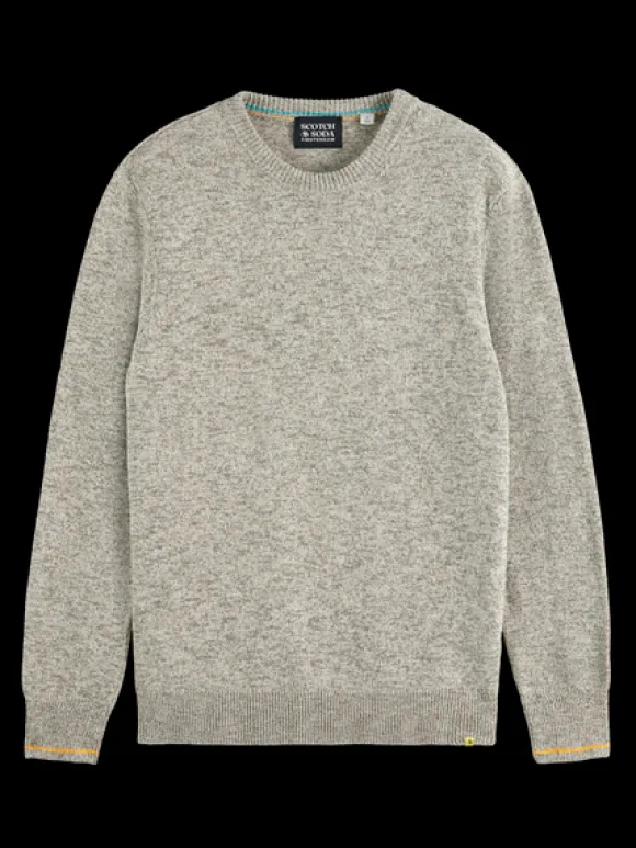 Melange Crew Neck Pullover