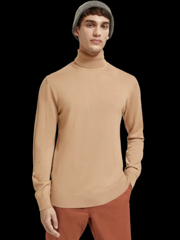 Merino Wool Turtleneck Pullover