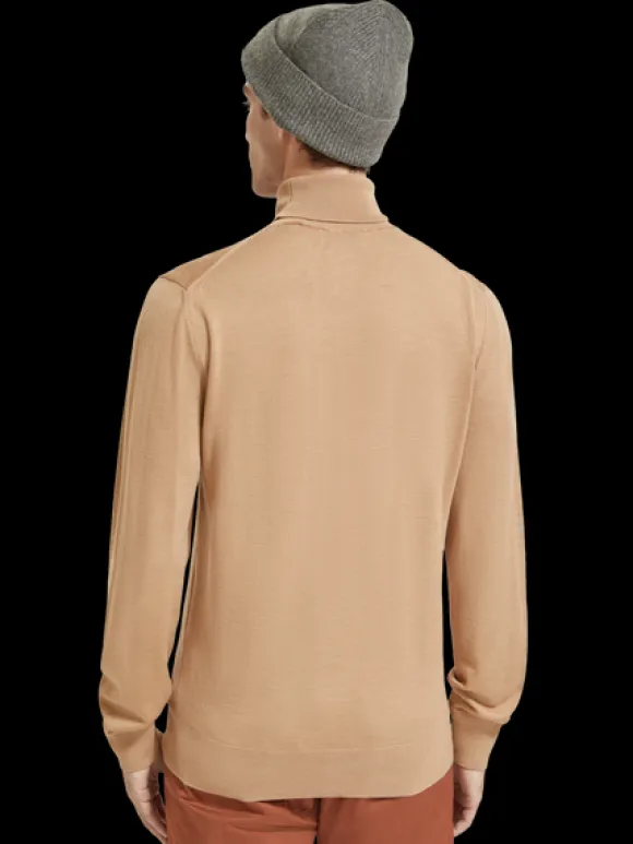 Merino Wool Turtleneck Pullover