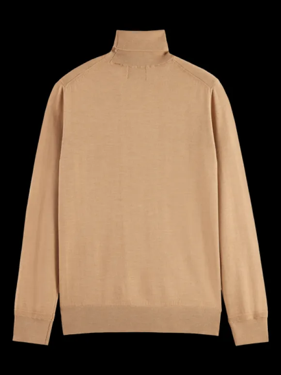 Merino Wool Turtleneck Pullover