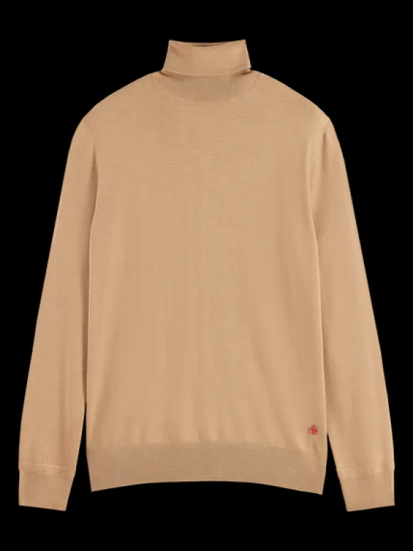 Merino Wool Turtleneck Pullover