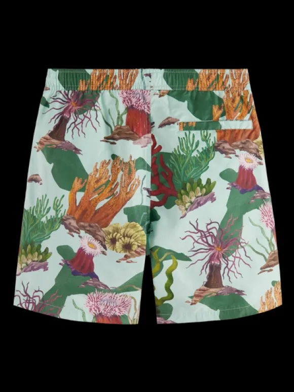 Mid Length Swim Short All Over Print