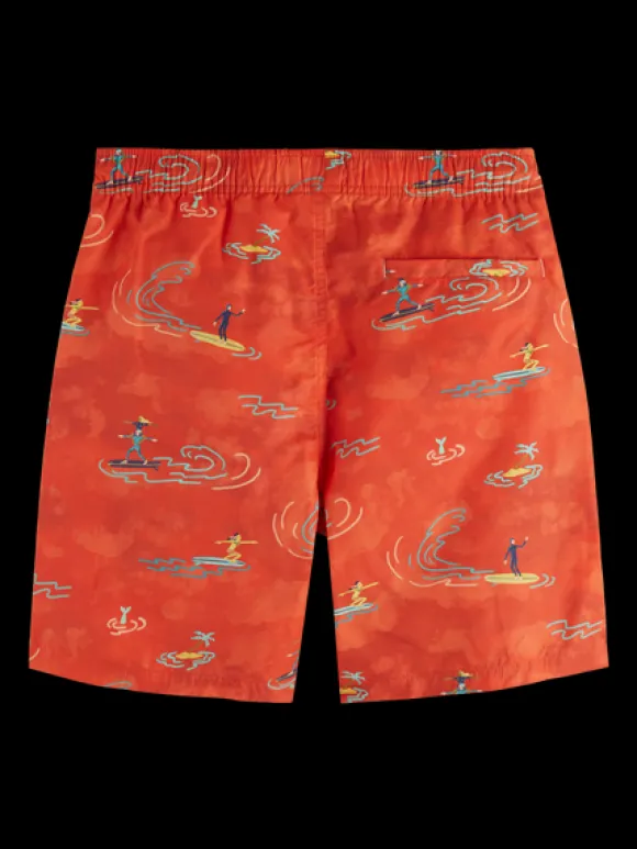 Mid Length Swim Short All Over Print