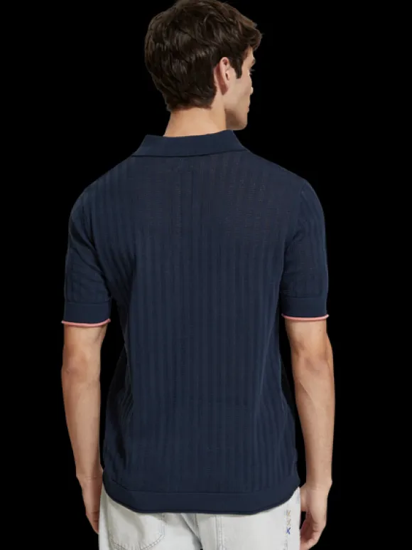 Openwork Polo