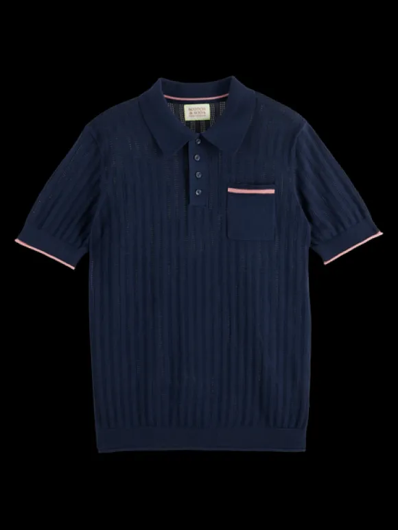 Openwork Polo