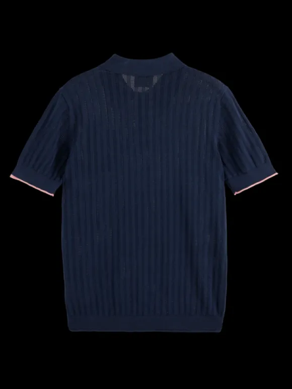 Openwork Polo