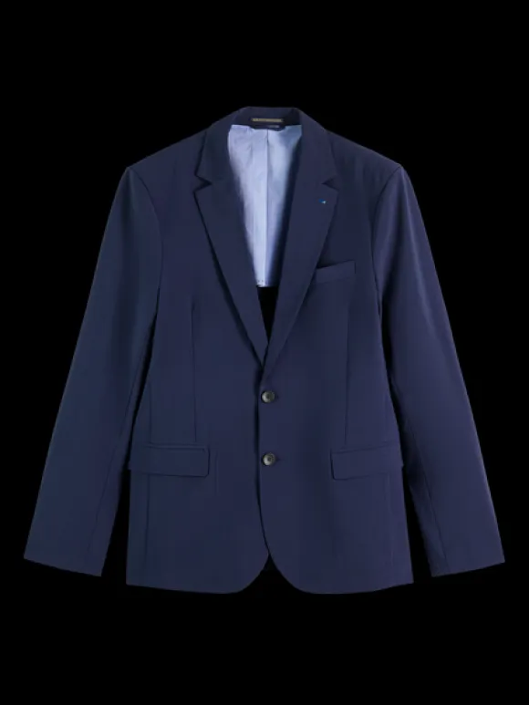 Pinstriped Fine Wool-Blend Seersucker Blazer