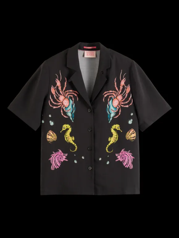Placement Printed Camp Shirt