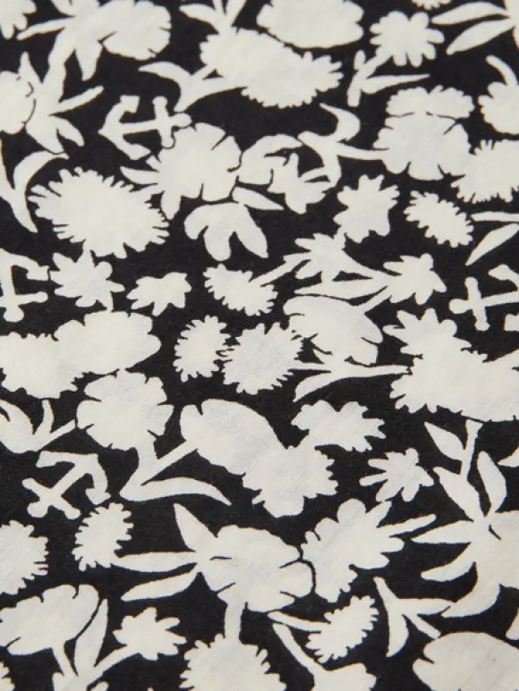 Printed Balloon Sleeve Shirt