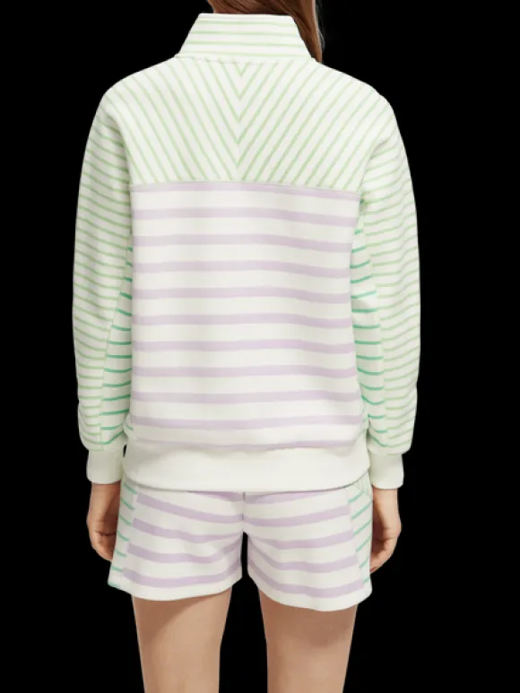 Relaxed Fit Half-Zip Sweatshirt