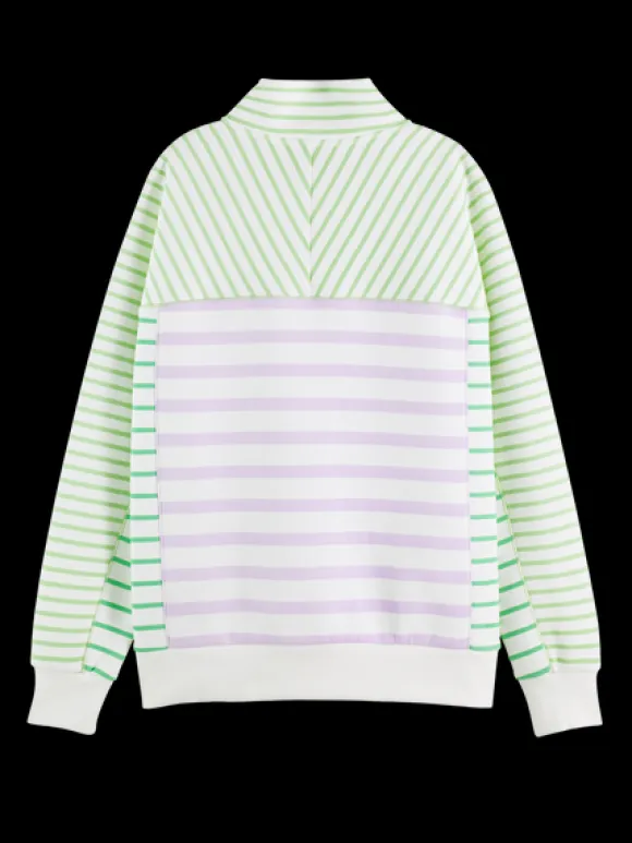 Relaxed Fit Half-Zip Sweatshirt