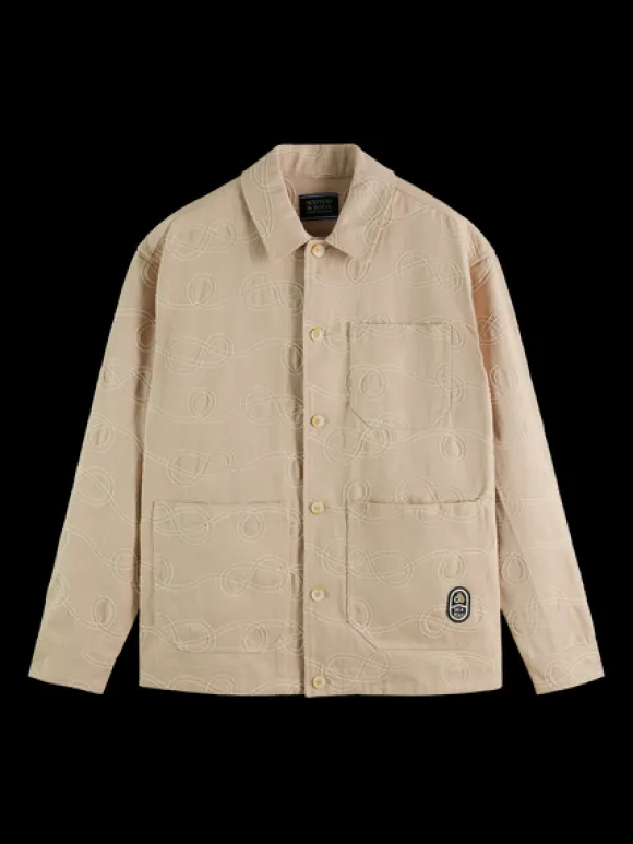 Robe Jacquard Twill Overshirt