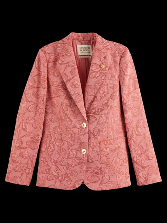 Shell Jacquard Blazer