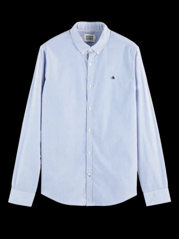 Slim Fit Oxford Button Down Shirt