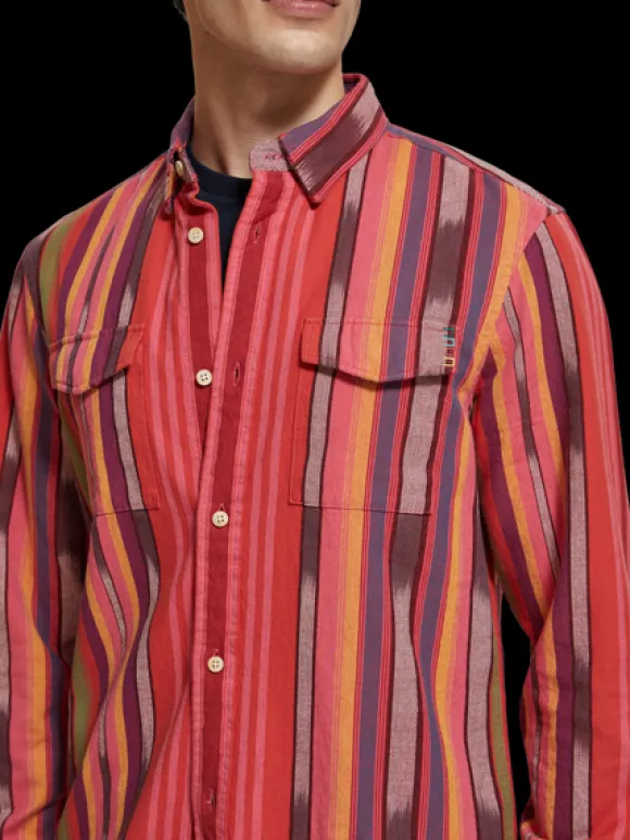 Space Dye Stripe Shirt