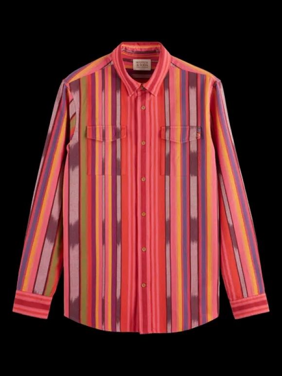 Space Dye Stripe Shirt