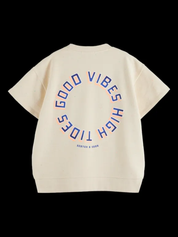 Split Hem Graphic Sweatshirt