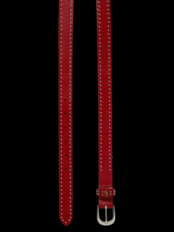 Studded Leather Belt