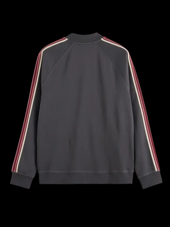 Taped Track Zip-Through Sweatshirt