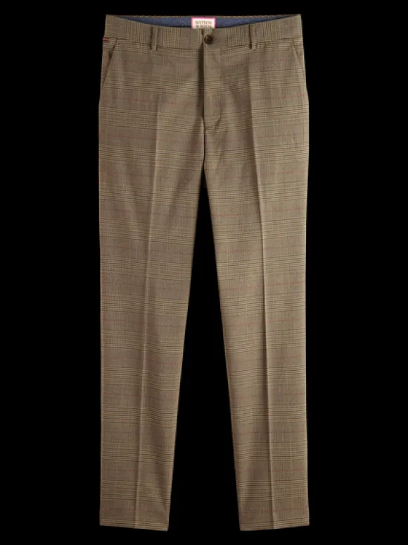 Tapered Check Chino