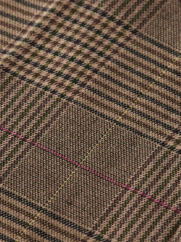 Tapered Check Chino