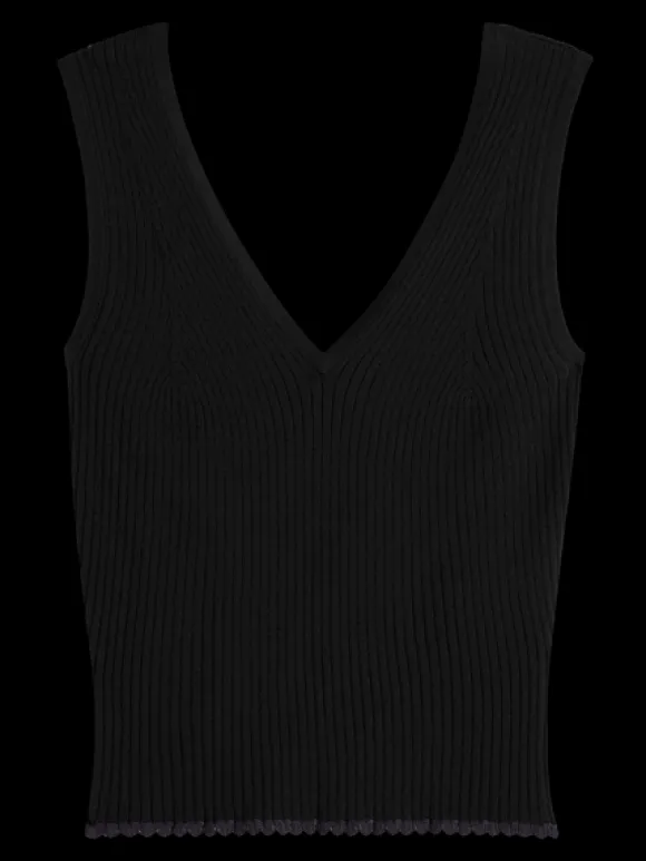 Tie Back Knitted Tank