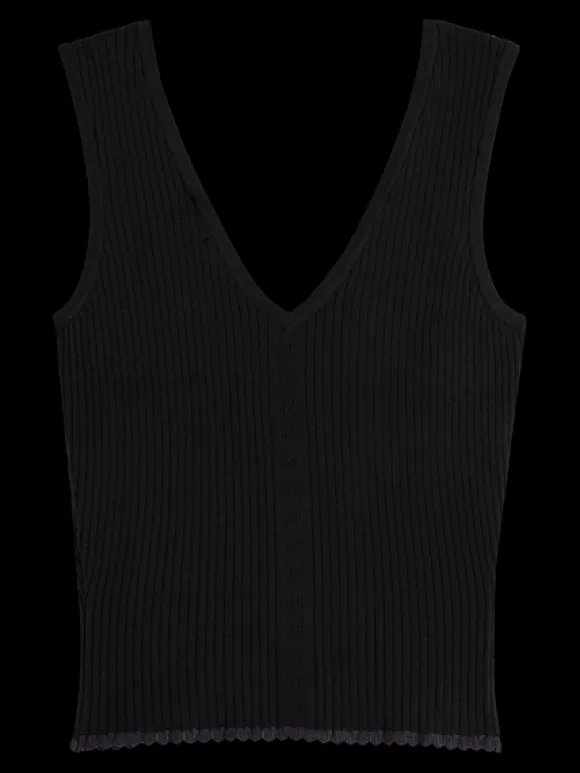 Tie Back Knitted Tank